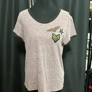 Wet Seal Black and Purple Top